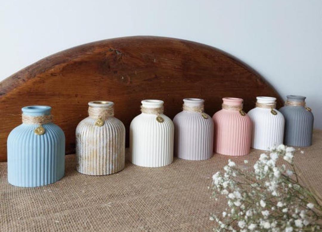 Matte Mini Decorative Vases (Set of 4)